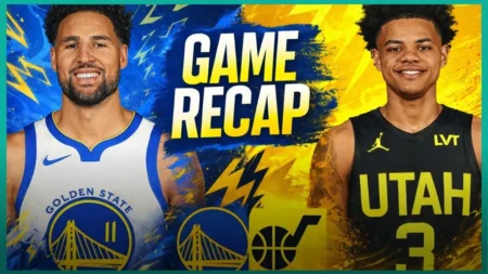 golden state warriors vs utah jazz match player stats